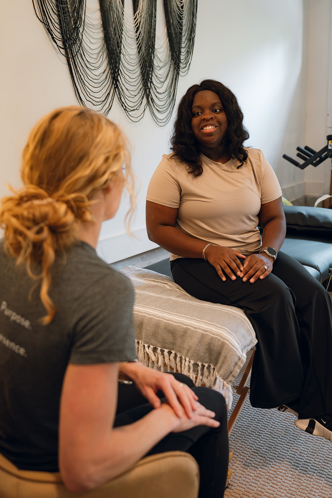 Welcoming and affirming treatment environment at Connected Movement Physical Therapy